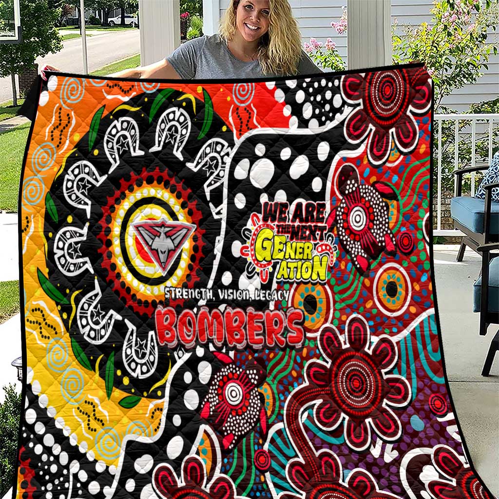 Bombers AFL Celebrating 50 Years of Naidoc Quilt NAIDOC Week 2025 Aboriginal