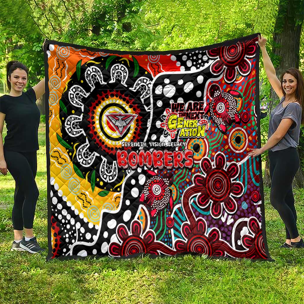 Bombers AFL Celebrating 50 Years of Naidoc Quilt NAIDOC Week 2025 Aboriginal