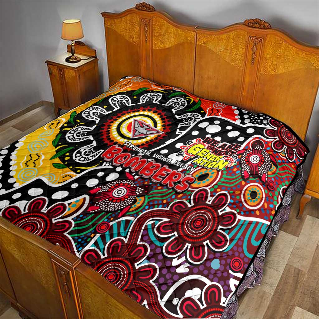 Bombers AFL Celebrating 50 Years of Naidoc Quilt NAIDOC Week 2025 Aboriginal