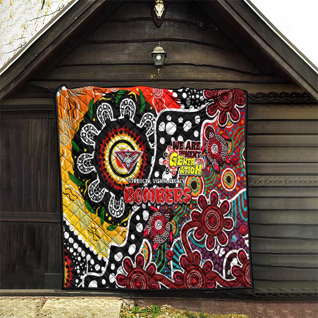 Bombers AFL Celebrating 50 Years of Naidoc Quilt NAIDOC Week 2025 Aboriginal