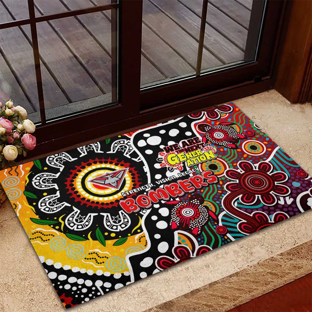 Bombers AFL Celebrating 50 Years of Naidoc Rubber Doormat NAIDOC Week 2025 Aboriginal