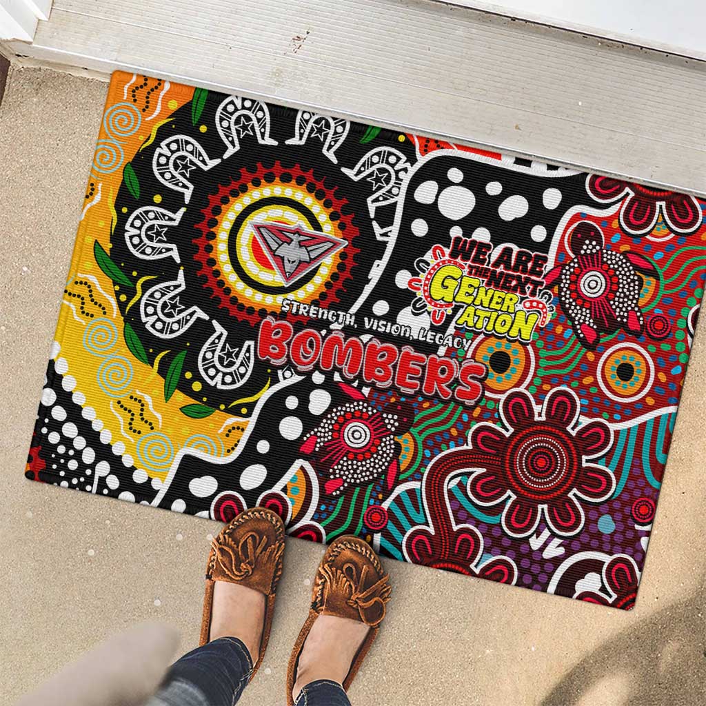 Bombers AFL Celebrating 50 Years of Naidoc Rubber Doormat NAIDOC Week 2025 Aboriginal