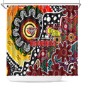Bombers AFL Celebrating 50 Years of Naidoc Shower Curtain NAIDOC Week 2025 Aboriginal