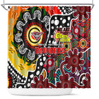 Bombers AFL Celebrating 50 Years of Naidoc Shower Curtain NAIDOC Week 2025 Aboriginal