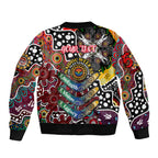 Personalised Bombers AFL Celebrating 50 Years of Naidoc Sleeve Zip Bomber Jacket NAIDOC Week 2025 Aboriginal