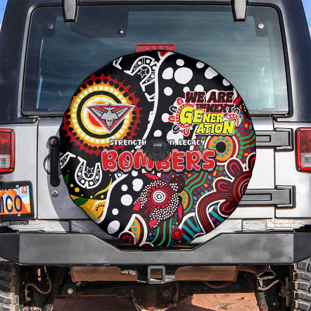 Bombers AFL Celebrating 50 Years of Naidoc Spare Tire Cover NAIDOC Week 2025 Aboriginal