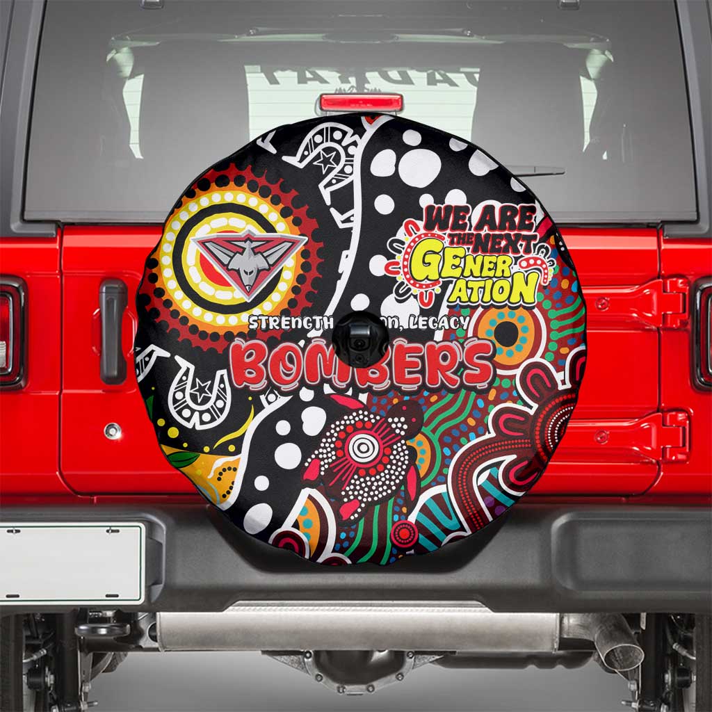 Bombers AFL Celebrating 50 Years of Naidoc Spare Tire Cover NAIDOC Week 2025 Aboriginal