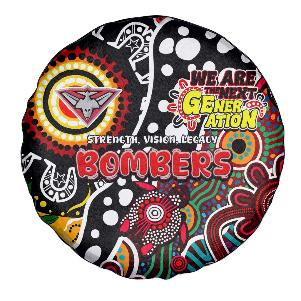 Bombers AFL Celebrating 50 Years of Naidoc Spare Tire Cover NAIDOC Week 2025 Aboriginal
