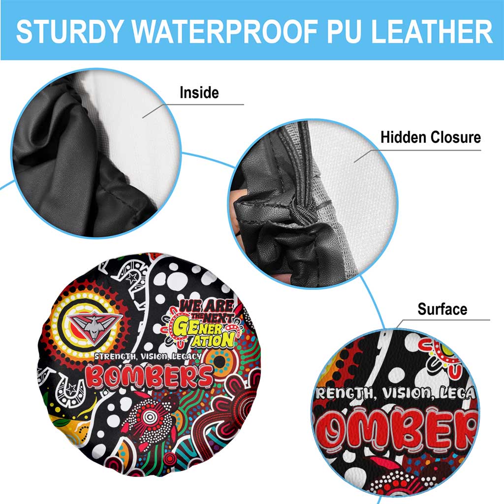 Bombers AFL Celebrating 50 Years of Naidoc Spare Tire Cover NAIDOC Week 2025 Aboriginal