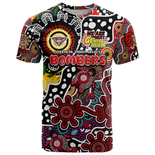 Personalised Bombers AFL Celebrating 50 Years of Naidoc T Shirt NAIDOC Week 2025 Aboriginal