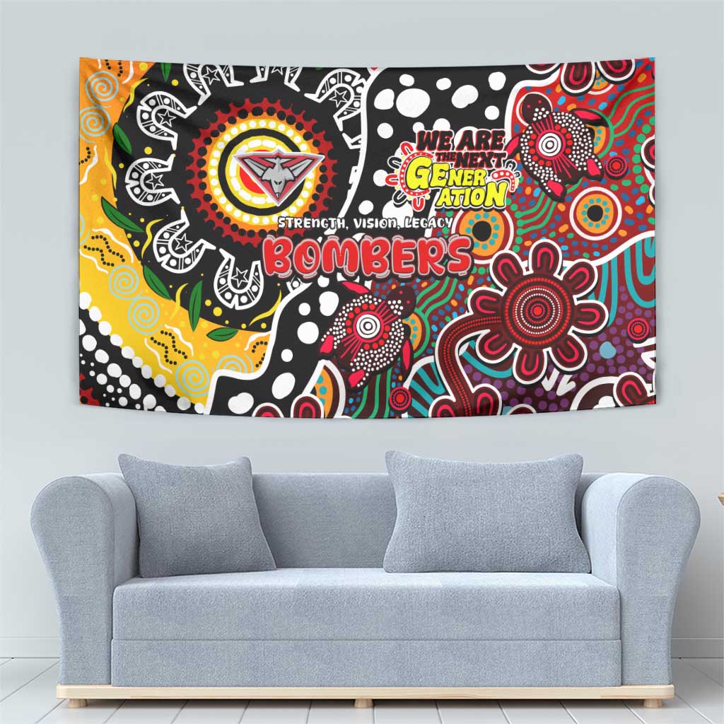 Bombers AFL Celebrating 50 Years of Naidoc Tapestry NAIDOC Week 2025 Aboriginal