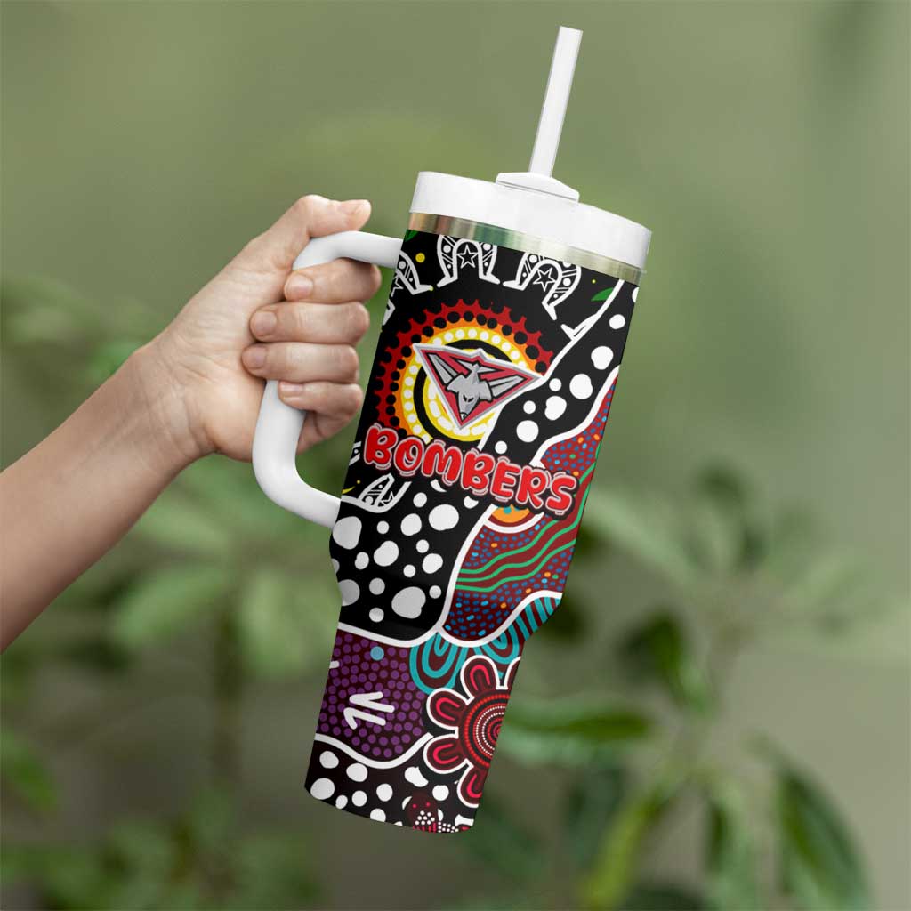 Bombers AFL Celebrating 50 Years of Naidoc Tumbler With Handle NAIDOC Week 2025 Aboriginal
