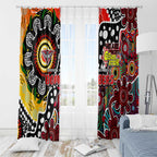Bombers AFL Celebrating 50 Years of Naidoc Window Curtain NAIDOC Week 2025 Aboriginal