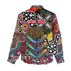 Personalised Bombers AFL Celebrating 50 Years of Naidoc Women Casual Shirt NAIDOC Week 2025 Aboriginal