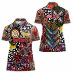 Personalised Bombers AFL Celebrating 50 Years of Naidoc Women Polo Shirt NAIDOC Week 2025 Aboriginal