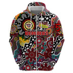 Personalised Bombers AFL Celebrating 50 Years of Naidoc Zip Hoodie NAIDOC Week 2025 Aboriginal