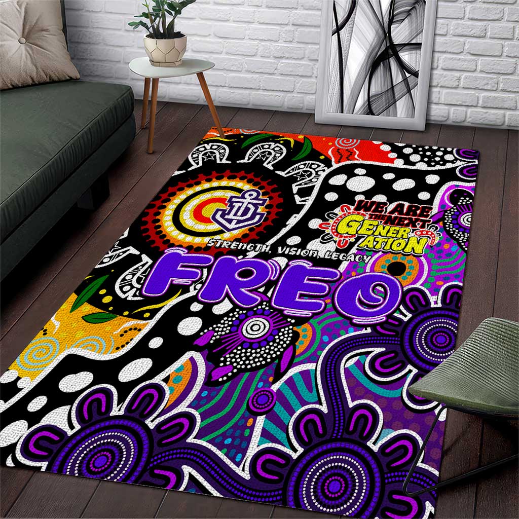 Freo AFL Celebrating 50 Years of Naidoc Area Rug NAIDOC Week 2025 Aboriginal