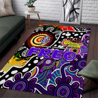 Freo AFL Celebrating 50 Years of Naidoc Area Rug NAIDOC Week 2025 Aboriginal