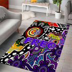 Freo AFL Celebrating 50 Years of Naidoc Area Rug NAIDOC Week 2025 Aboriginal