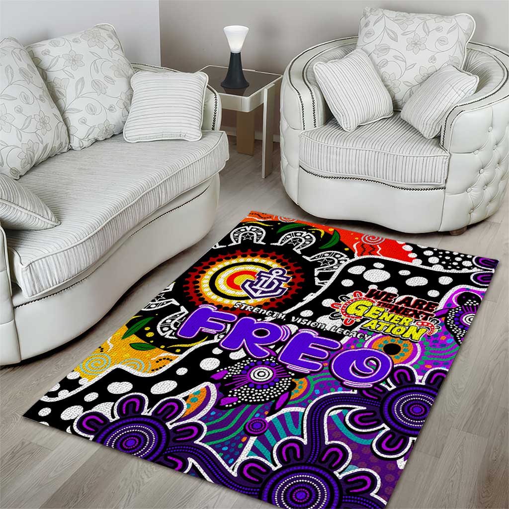 Freo AFL Celebrating 50 Years of Naidoc Area Rug NAIDOC Week 2025 Aboriginal