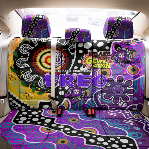 Freo AFL Celebrating 50 Years of Naidoc Back Car Seat Cover NAIDOC Week 2025 Aboriginal