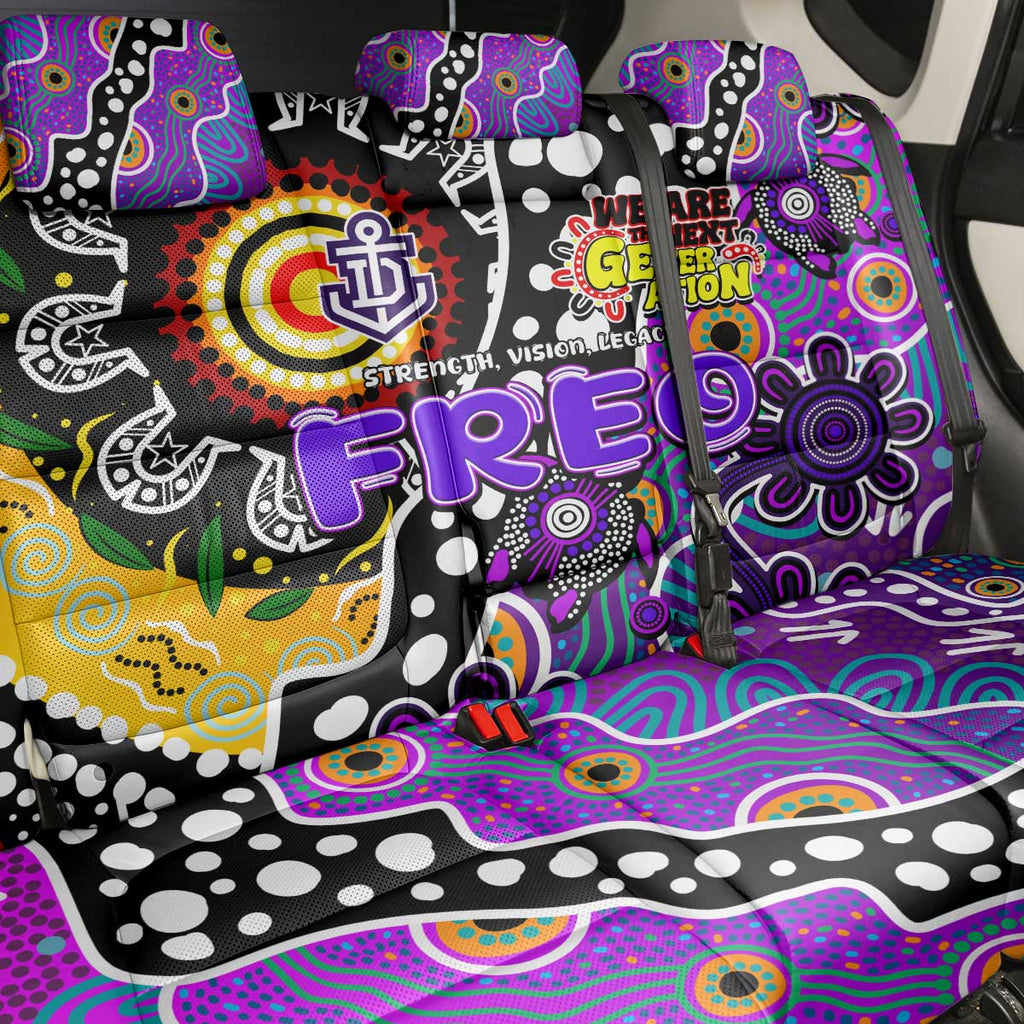 Freo AFL Celebrating 50 Years of Naidoc Back Car Seat Cover NAIDOC Week 2025 Aboriginal