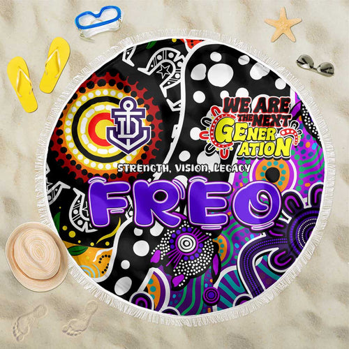 Freo AFL Celebrating 50 Years of Naidoc Beach Blanket NAIDOC Week 2025 Aboriginal