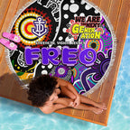 Freo AFL Celebrating 50 Years of Naidoc Beach Blanket NAIDOC Week 2025 Aboriginal