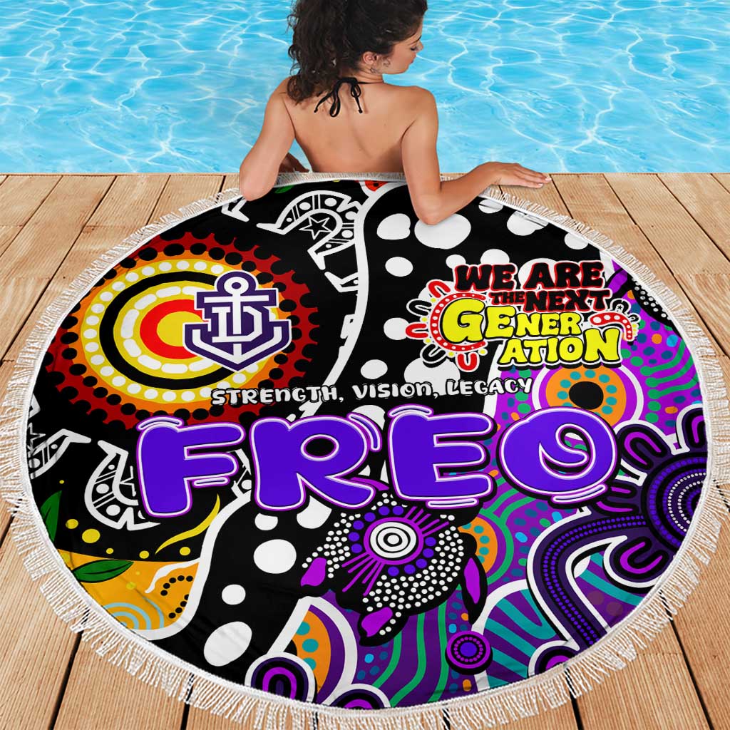 Freo AFL Celebrating 50 Years of Naidoc Beach Blanket NAIDOC Week 2025 Aboriginal