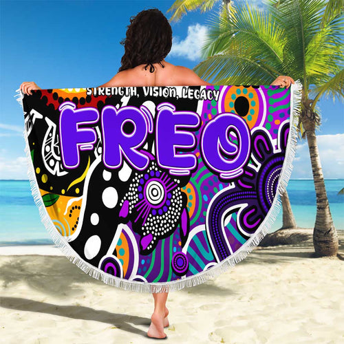 Freo AFL Celebrating 50 Years of Naidoc Beach Blanket NAIDOC Week 2025 Aboriginal