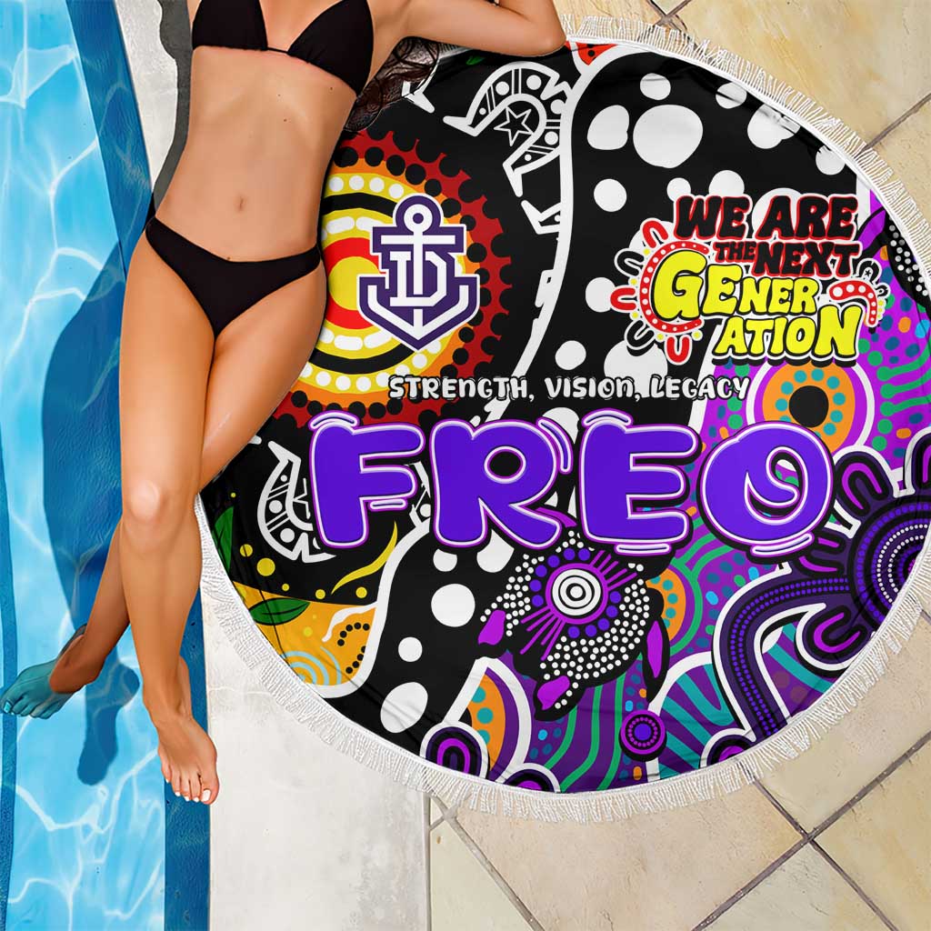 Freo AFL Celebrating 50 Years of Naidoc Beach Blanket NAIDOC Week 2025 Aboriginal