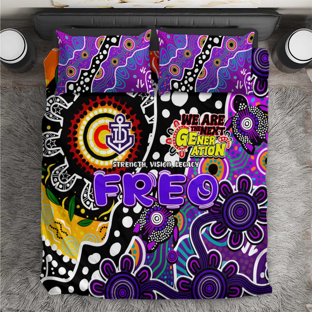 Freo AFL Celebrating 50 Years of Naidoc Bedding Set NAIDOC Week 2025 Aboriginal