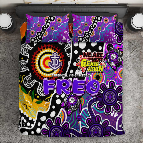 Freo AFL Celebrating 50 Years of Naidoc Bedding Set NAIDOC Week 2025 Aboriginal