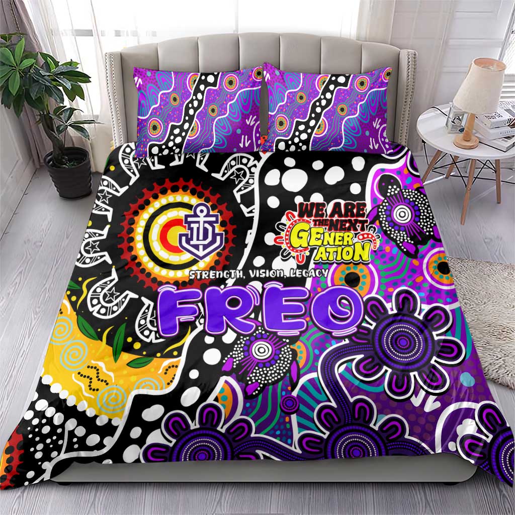 Freo AFL Celebrating 50 Years of Naidoc Bedding Set NAIDOC Week 2025 Aboriginal