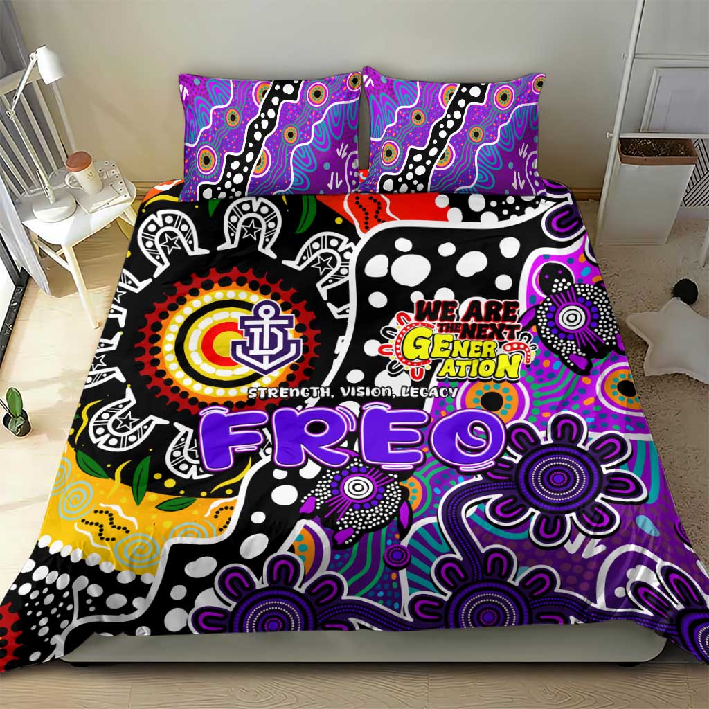 Freo AFL Celebrating 50 Years of Naidoc Bedding Set NAIDOC Week 2025 Aboriginal