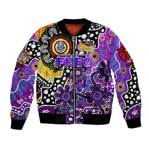 Personalised Freo AFL Celebrating 50 Years of Naidoc Bomber Jacket NAIDOC Week 2025 Aboriginal