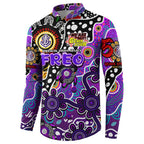 Personalised Freo AFL Celebrating 50 Years of Naidoc Button Sweatshirt NAIDOC Week 2025 Aboriginal