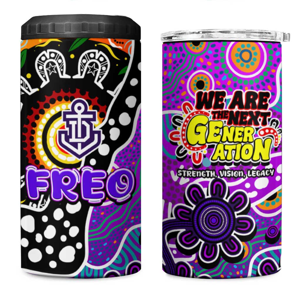 Freo AFL Celebrating 50 Years of Naidoc 4 in 1 Can Cooler Tumbler NAIDOC Week 2025 Aboriginal