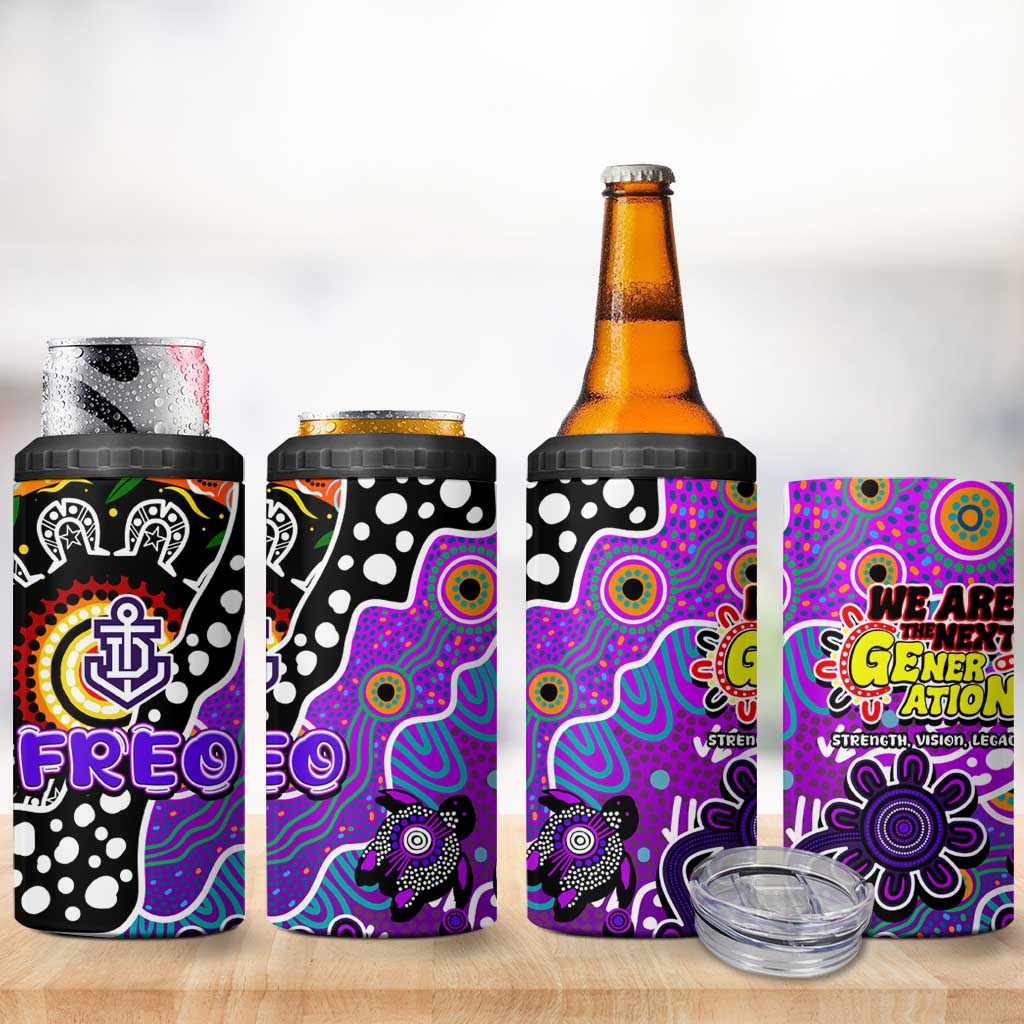 Freo AFL Celebrating 50 Years of Naidoc 4 in 1 Can Cooler Tumbler NAIDOC Week 2025 Aboriginal