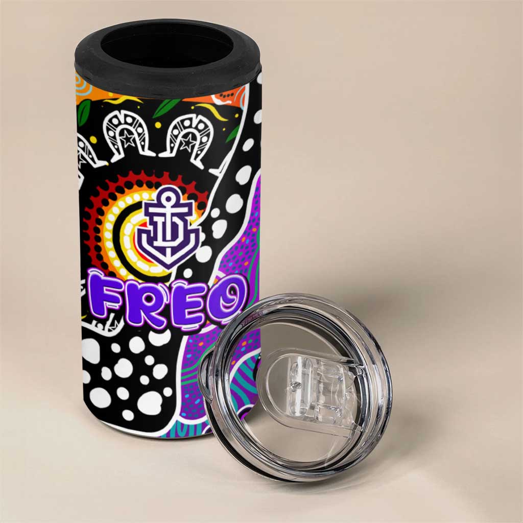 Freo AFL Celebrating 50 Years of Naidoc 4 in 1 Can Cooler Tumbler NAIDOC Week 2025 Aboriginal