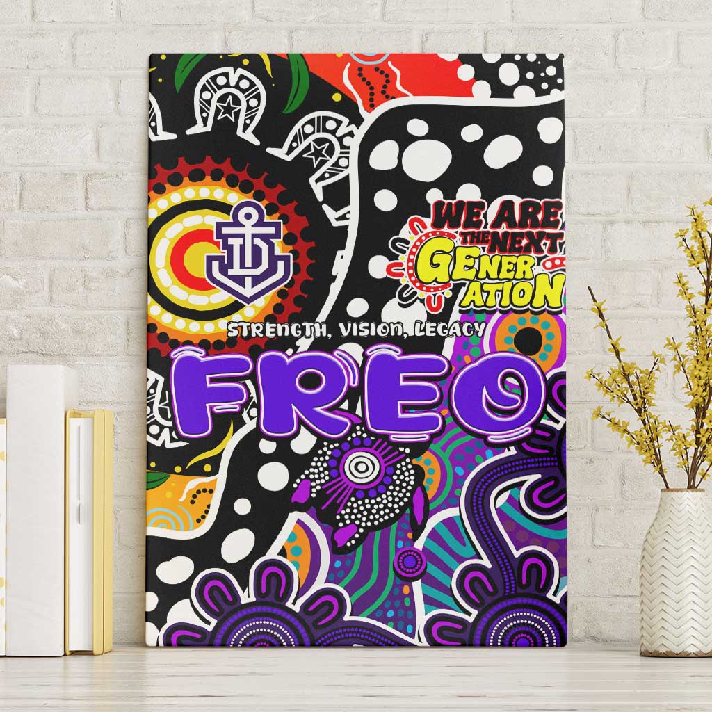 Freo AFL Celebrating 50 Years of Naidoc Canvas Wall Art NAIDOC Week 2025 Aboriginal