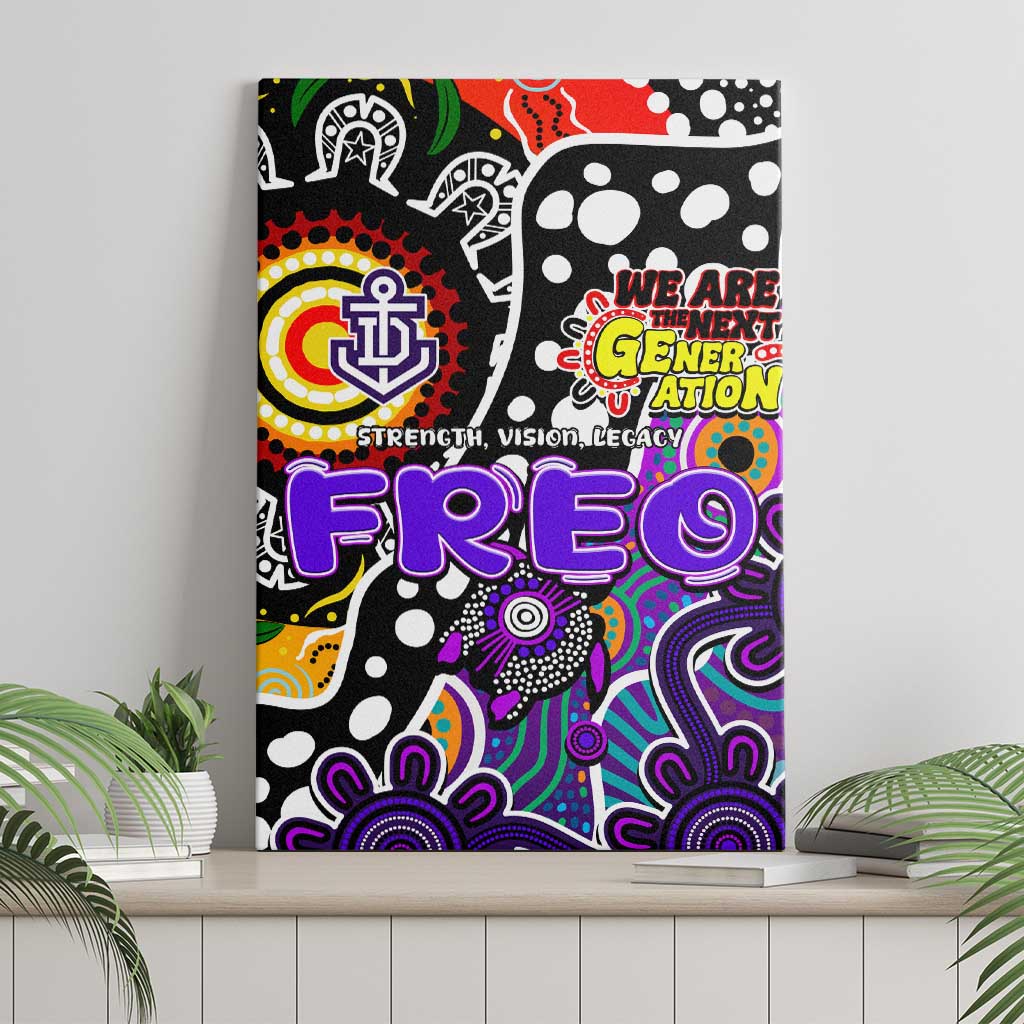 Freo AFL Celebrating 50 Years of Naidoc Canvas Wall Art NAIDOC Week 2025 Aboriginal