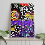 Freo AFL Celebrating 50 Years of Naidoc Canvas Wall Art NAIDOC Week 2025 Aboriginal