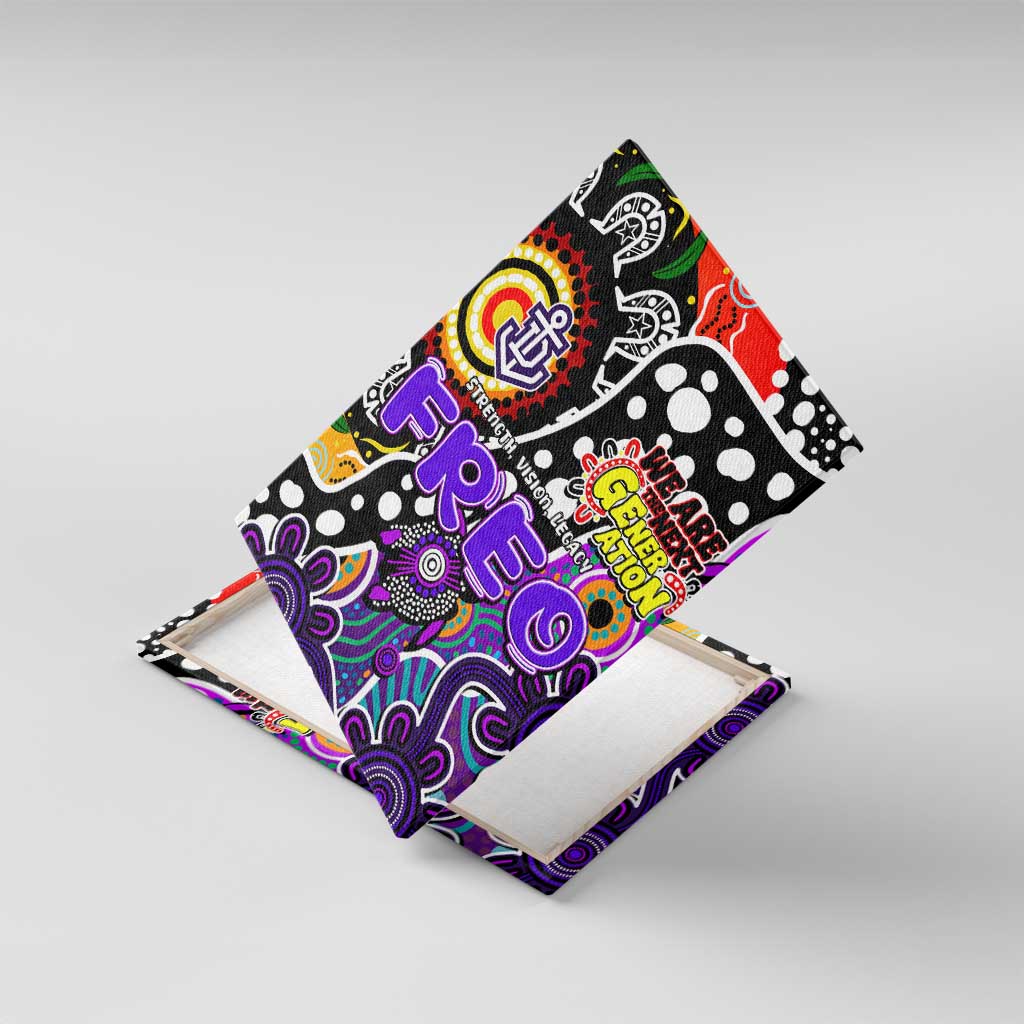 Freo AFL Celebrating 50 Years of Naidoc Canvas Wall Art NAIDOC Week 2025 Aboriginal