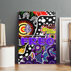 Freo AFL Celebrating 50 Years of Naidoc Canvas Wall Art NAIDOC Week 2025 Aboriginal