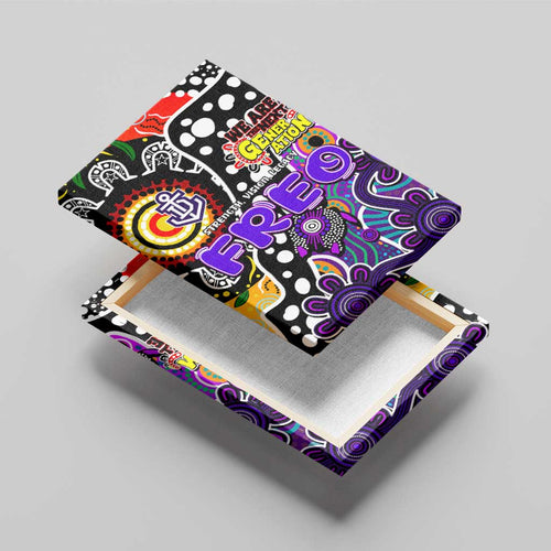 Freo AFL Celebrating 50 Years of Naidoc Canvas Wall Art NAIDOC Week 2025 Aboriginal