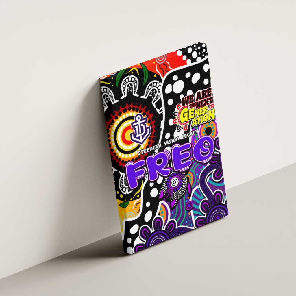 Freo AFL Celebrating 50 Years of Naidoc Canvas Wall Art NAIDOC Week 2025 Aboriginal
