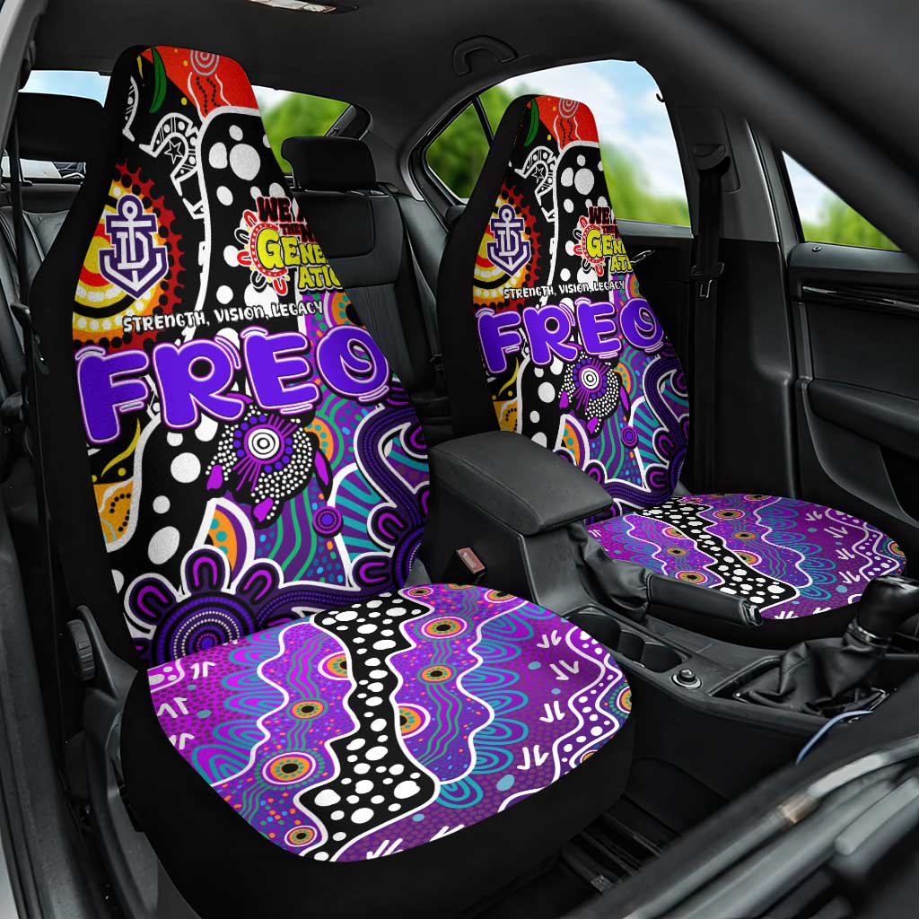 Freo AFL Celebrating 50 Years of Naidoc Car Seat Cover NAIDOC Week 2025 Aboriginal