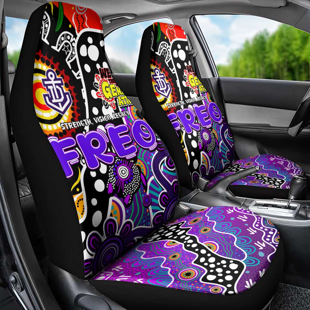 Freo AFL Celebrating 50 Years of Naidoc Car Seat Cover NAIDOC Week 2025 Aboriginal