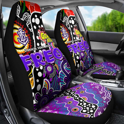 Freo AFL Celebrating 50 Years of Naidoc Car Seat Cover NAIDOC Week 2025 Aboriginal